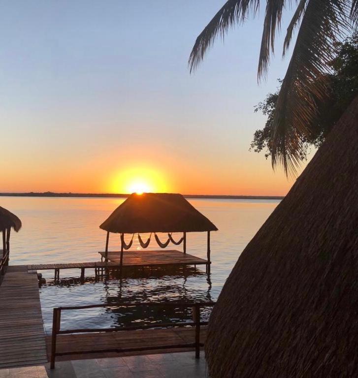 Casa La Joya Bacalar Apartment Bagian luar foto