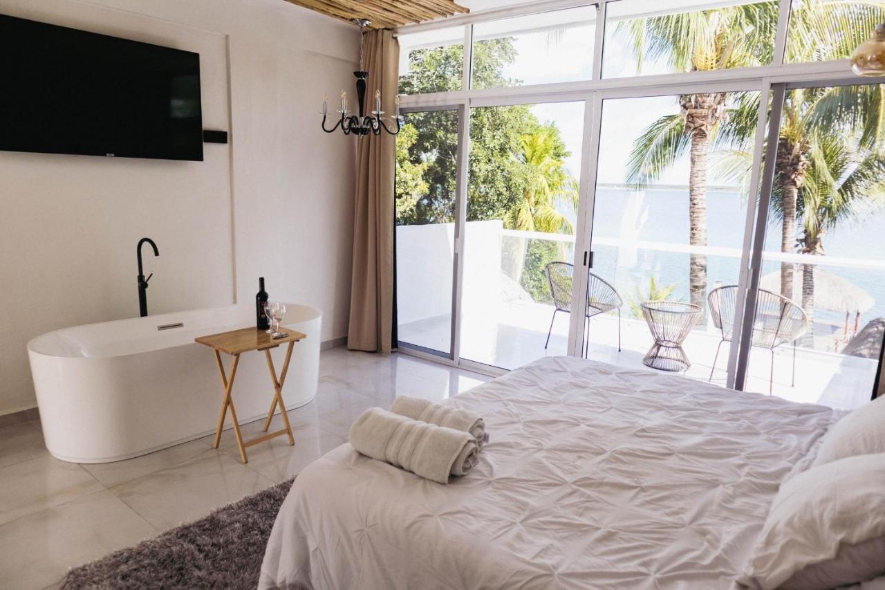 Casa La Joya Bacalar Apartment Bagian luar foto